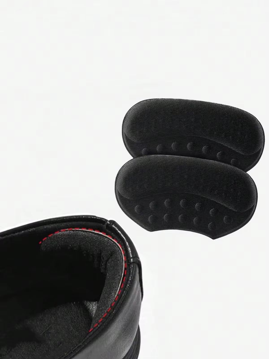 2pcs Black Comfortable Anti-Friction Soft Shoe Heel Pads (Can Help Enlarge Or Reduce Size) For Women High Heels Women Pumps And Men Sneakers Shoes Summer Daily Wear, Winter Gift Ideas