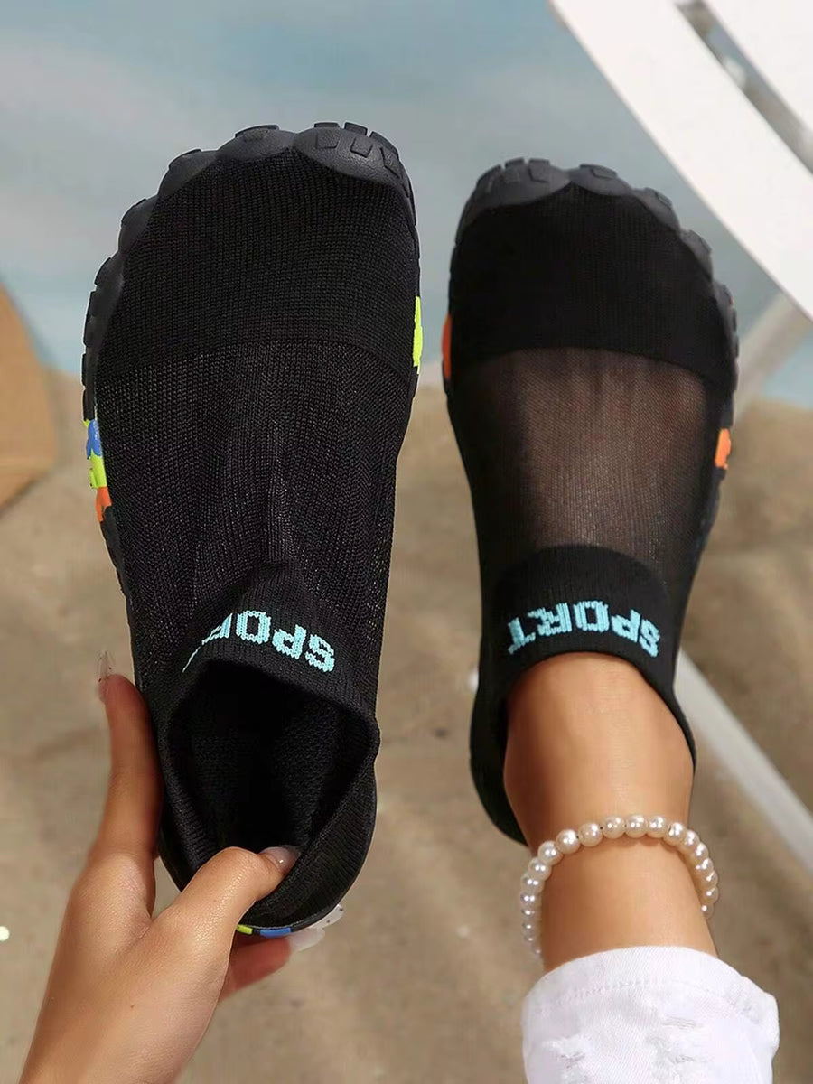 Women's Swimming Pool Beach Surfing Sock Shoes Sneakers Quick Dry Water Shoes Barefoot Aqua Socks Lightweight Beach Shoes