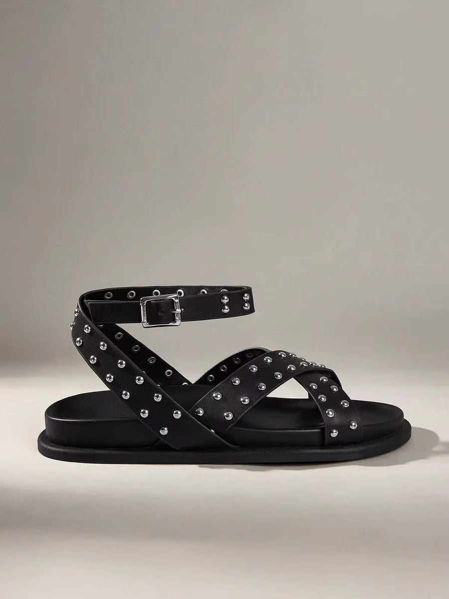 Solecia Women Shoes Women's Fashion Black Comfort Flat Beach Shoes Summer